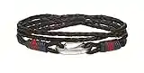 Tommy Hilfiger Jewelry Armband für Herren aus Leder Schwarz - 2700534