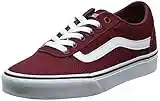 Vans Damen Ward Canvas Sneaker, Rot Canvas Burgundy Olq, 40 EU