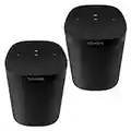 Sonos Two Room Set One SL - The Powerful Microphone-Free Speaker for Music and More - Black