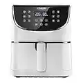 COSORI Air Fryer with 100 Recipes Cookbook,1700W Max XXL 5.5 L Digital Touchscreen Air Fryers Oven with 11 Presets, Oil Free Hot Cooker, Nonstick Basket, BPA&PFOA Free, White