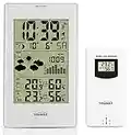 Youshiko YC9331 (Official UK 2023 Version) Wireless Weather Station, Radio Controlled Clock Indoor Outdoor Temperature Thermometer, Humidity, Barometric Pressure, Ice Alert