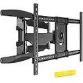 Invision Ultra Strong TV Wall Bracket Mount Double Arm Tilt & Swivel for 37-75 Inch (94-190.5cm) LED LCD OLED Plasma & Curved Screens - Up to VESA 600mm(w) x 400mm(h) - Max Load 50kg (HDTV-DXL)