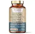 Systemic Proteolytic Enzymes Complex – Repair & Recovery – Mixed Enzyme Formula with Ginger & Ionic Trade Minerals – UK Made – Zero Additives – Pullulan (120 Capsule Pouch)