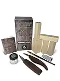 Woodpecker Carving Kit - Basswood Carving Kit Includes 5 Basswood Blocks - Beginners Whittling Kit Five Basswood Blocks, Two Carving Knifes, & More.