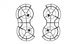 Dji Mini 2/Mini SE 360° Propellerschützer - Zubehör für Drohnen, Sicherheit während des Fluges, 18 Minuten Flugzeit, kreisförmige Parahelien - Schwarz