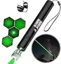 Cowjag Long Range Green Laser Pointer, 2000 Metres Laser Pointer High Power Pen, Green Lazer Pointer Rechargeable for Hiking, Cat Laser Toy USB Charge
