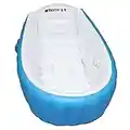 Inflatable Baby Bathtub, Kid Infant Toddler Infant Newborn Inflatable Foldable Shower Pool，Suitable for Children Over 3 Years Old (blue)