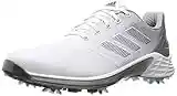 adidas ZG 21, Scarpe da Golf Uomo, Blanco/Plata/Gris, 42 2/3 EU