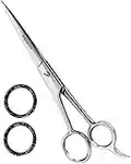 Utopia Care Hair Cutting and Hairdressing Scissors 6.5 Inch, Premium Stainless Steel Shears with Smooth Razor & Sharp Edge Blades, for Salons, Professional Barbers, Men & Women, Kids, Adults, & Pets