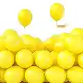 PartyWoo Yellow Balloons, 50 pcs 5 Inch Matte Yellow Balloons, Latex Balloons for Balloon Garland Arch as Party Decorations, Birthday Decorations, Wedding Decorations, Neutral Baby Shower Decorations