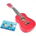 New Classic Toys- Chitarra da Giocattolo, Colore, Rosso, 10341