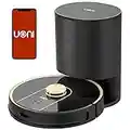 UONI V980Plus Robot Vacuum Cleaner with Self-Emptying Dustbin - Lidar Navigation Robotic Vacuums Multi-Floor Mapping 2700Pa Strong Suction with No-Go Zones 190 Mins Runtime for Pet Hair