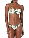 adidas womens Logo Graphic Bikini athletic two piece swimsuit, Green Oxide, X-Small US