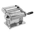 Marcato Pasta Machine, Pasta Maker, Pasta Roller for Handmade Fresh Pasta, Made in Italy, Chromed Steel, for Lasagna, Fettuccine, Tagliolini, Compatible with 12 Extra Pasta Shapes. Model: Atlas 150