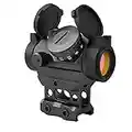 Aimsniper Red dot Sight Hunting Gun Reflex Sights Rifle Scope with Flip Up Covers and 1 Inch 20mm Riser Mount