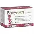 BABYFORTE® Folsäure Plus Quatrefolic® | vegan | 16 Schwangerschaft Vitamine & Kinderwunsch Vitamine | 60 Kapseln | Magnesium, Jod, Vitamin B6 & B12