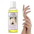 JINGLING Huile Peeling pour Le Corps,Huile de Peeling Jaune sûre Extra-Forte | Huile de Soin pour Le Corps Contre Les vergetures et Les Sports Sombres,110ml