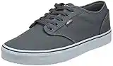 Vans Men Low-Top Sneakers, Grey (Pewter/White), Womens 12