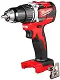 Milwaukee M18 18-Volt Lithium-Ion Brushless Cordless 1/2 Inch Compact Drill/Driver (Tool-Only) 2801-20