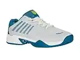 K-Swiss Uomini Hypercourt Express 2 AC Scarpe da Tennis Scarpa per Tutte Le Superfici Bianco - Turchese 44