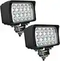 ERICKSEN-TECH Phare de Travail,EKLAMP 45W Phare LED 12v LED Work Light 6500K IP68 pour Tracteur VUS,SUV,UTV,ATV (45W Transparent 2PCS)