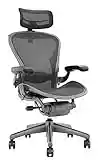 Open Box Herman Miller Aeron Fully Loaded, Adjustable Headrest, Aluminum