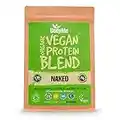 BodyMe Organic Vegan Protein Powder Blend, Naked Natural - Unsweetened, Low Carb, 3 Plant Based Vegan Protein Powder with 24g of Complete Protein, Gluten and GMO Free, 1kg | UK