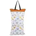 Hanging Nappy Pail,Hängende feuchte trockene Stoffwindeleimer Tasche, Wetbag für wiederverwendbare Windeln oder Wäsche(#1)