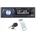 LXKLSZ Autoradio Autoradio Ricevitore radio audio LCD singolo Din con lettore MP3 Bluetooth Chiamate in vivavoce Radio AM/FM Ingresso AUX TF/USB Ricarica rapida