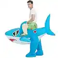 KOOY Inflatable Shark Costume,Shark Costume Adult,Halloween Costumes for Men Women,Blow up Costume for Party