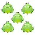 HORUIUS Frog Balloons Green Large Inflatable Air Cute Frog Foil Mylar Balloons for Baby Shower Insect Animal Themed Party Birthday Decoration Supplies 25.6 inch 5PCS
