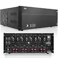 Pyle-Home PT8000CH Rack Mount 8000W 8 Channel Stereo/Mono Amplifier, 23X22X11