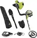 Sun Joe 24V-MDTCR1-LTW 24-Volt IONMAX Cordless Metal Detector Kit W/ Digging Shovel & Carry Bag, 10-inch High Accuracy Waterproof Search Coil, Telescopic Rod, LED Display, W/ 1.3-Ah Battery + Charger
