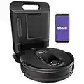 Shark IQ Robot Vacuum with Self-Empty Base Powerful Suction Wi-Fi Voice Command Total Home Mapping Perfect for Pets 0.17-Quarts Dust Cup Capacity Black (AV1002AE)