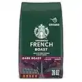 Starbucks Ground Coffee—Dark Roast Coffee—French Roast—100% Arabica—1 bag (28 oz) - (Packaging May Vary)