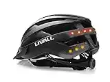 LIVALL MT1 Neo Smart Bicycle Helmet with LED Light System, SOS Alarm System, Multimedia Unit & Hands-Free Kit in Matt Black Size 58-62 cm L