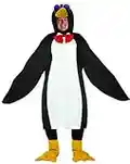 Rasta Imposta Lightweight Penguin Costume, Black/White, One Size
