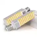 Niello 50W LED élèvent des ampoules, 2 ampoules remplaçables pour plantes PCS E27, Sunlike Full Spectrum Plant élèvent la lampe pour plantes d'intérieur, semis, croissance et fructification