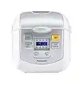 Panasonic SR-ZC075K 4-Cups (Uncooked) Rice Cooker & Multi-Cooker, White