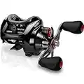 Piscifun Torrent Baitcasting Reel, 18LBs Max Drag and Carbon Fiber Baitcaster, 7.1:1 Baitcasting Fishing Reel, Magnetic Braking System Casting Reel, Innovative Low Profile Baitcaster Fishing Reel.