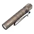 OLIGHT i3T EOS Penlight Torch 180 Lumens Mini AAA EDC Flashlight Everyday Carry Pocket Outdoor Gear for Dog Walking, Hiking, Camping, Jogging, Maintenance (Desert Tan)