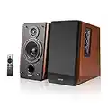 Edifier R1700BTs Active Bluetooth Bookshelf Speakers - 2.0 Wireless Near Field Studio Monitor Speaker - 66w RMS with Subwoofer Line Out - Wooden Enclosure
