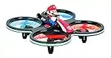 Carrera 370503024 RC Mini Mario-Copter, Rot/Schwarz │ Ferngesteuerter Elektro-Helikopter für drinnen & draußen │mit Ersatz-Rotorblättern & Fernbedienung │ Spielzeug für Kinder ab 8 Jahren & Erwachsene