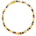 Amber Necklace Gift Set(Unisex)(Multicolor) - Handmade Jewelry, Lab-Tested (11 Inches - Small)