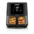 Chefman TurboTouch Easy View Air Fryer, The Most Convenient And Healthy Way To Cook Oil-Free, Watch Food Cook To Crispy And Low-Calorie Finish Through Convenient Window, 8 Qt