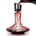 Wine Decanter Built-in Aerator Pourer, Wine Carafe Red Wine Decanter,100% Lead-free Crystal Glass, Wine Hand-held Aerator, Wine Gift, Wine Accessories