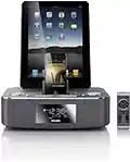 Philips DC390/37 Dual-Docking 30-Pin iPod/iPhone/iPad Alarm Clock Speaker Dock