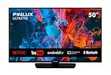 Finlux FL5035UHD - 50 Pouces (127 cm) 4K Ultra HD Télévision - Android Smart TV avec Netflix, Youtube, Prime, Bluetooth - 4X HDMI, 2X USB