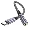 MOSWAG USB Typ C auf 3.5mm Kopfhörer Jack Adapter, Audio USB C auf Aux Dongle Kabel für Samsung Galaxy S21 S20 Ultra S20+ Note 20 10 S10 S9 Plus, Pixel 4 3 2 XL, ipad Pro und mehr