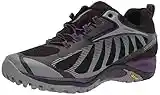 Merrell Women's Trail Walking Shoe, Black/Acai, 8